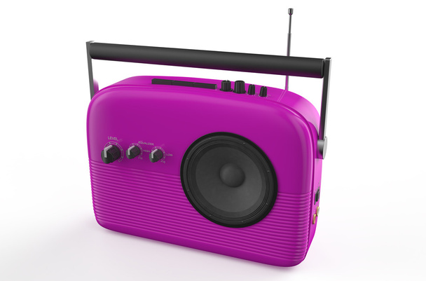 purple radio - Фото, изображение