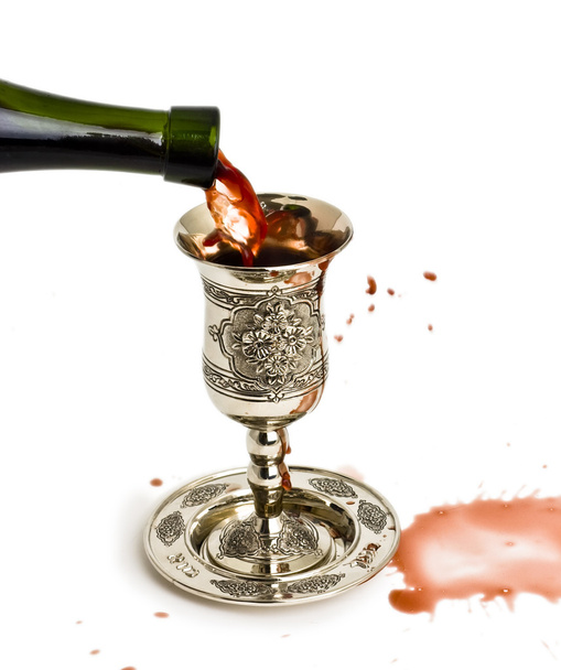 shabbats ワインのコップ - 写真・画像