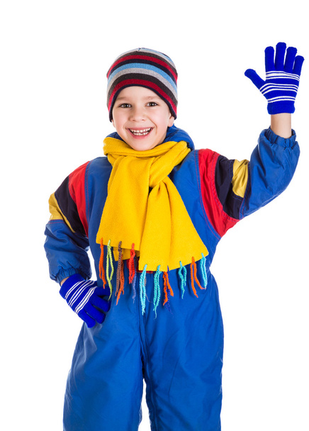 Little boy in sports overalls - Foto, imagen