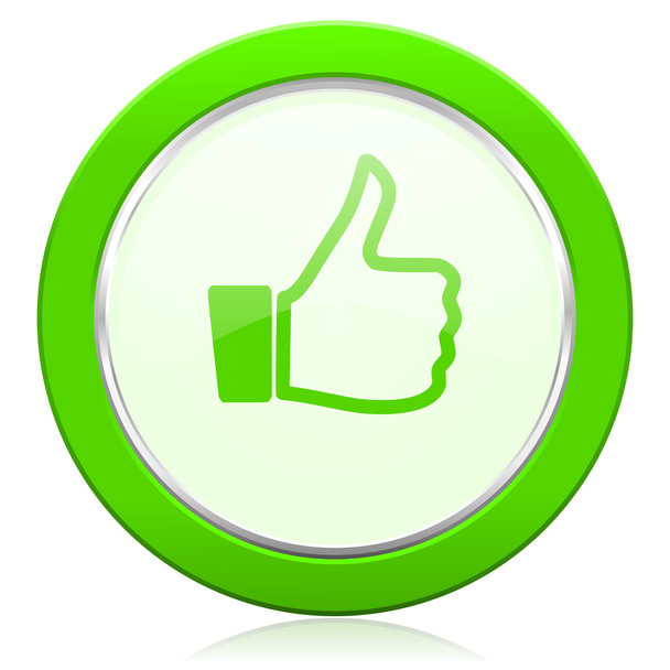 like icon thumb up sign - Foto, imagen