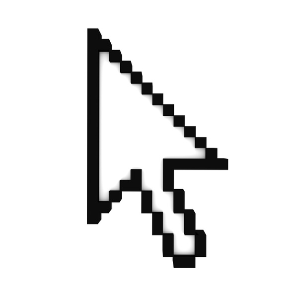 Mouse cursor icon, top view - Photo, Image