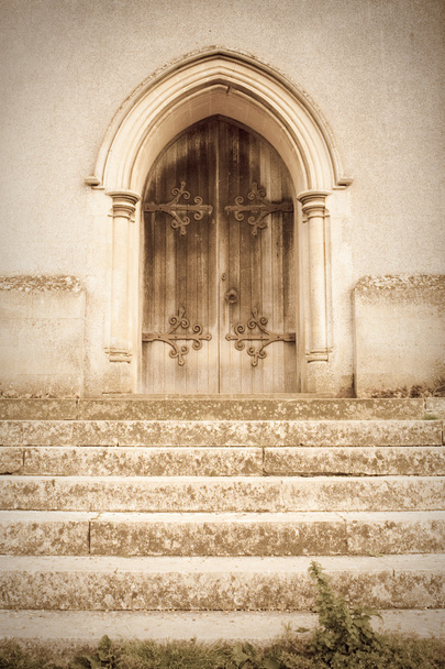 Régi templom ajtaja - Fotó, kép