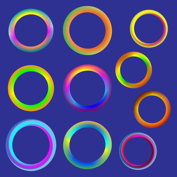 Temporada festival cirlce anillo marco galería de fotos espiral color pantalla decoración fondo gráfico vector ilustración  - Vector, imagen