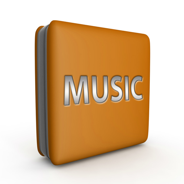 music square icon on white background - Φωτογραφία, εικόνα