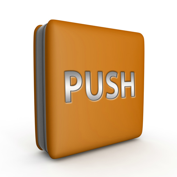 push square icon on white background - Photo, Image