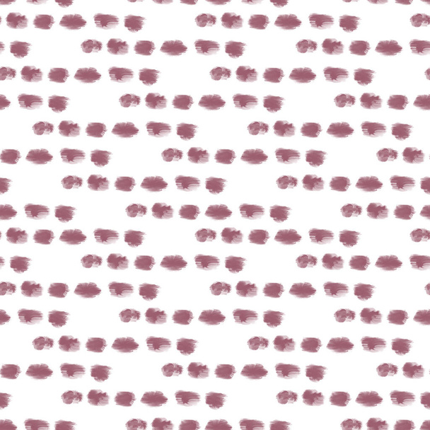 Donkerroze ronde vormloze strepen naadloos patroon, trendy minimalistisch concept, eenvoudige herhaling ornament digitale illustratie - Foto, afbeelding