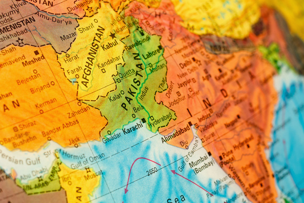 Карта Пакистана и Афганистана крупный план
 - Фото, изображение