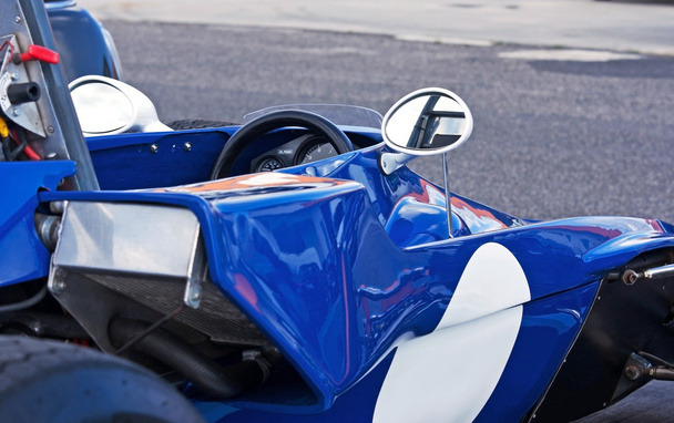 παύλα αγωνιστικό αυτοκίνητο μπλε - Φωτογραφία, εικόνα