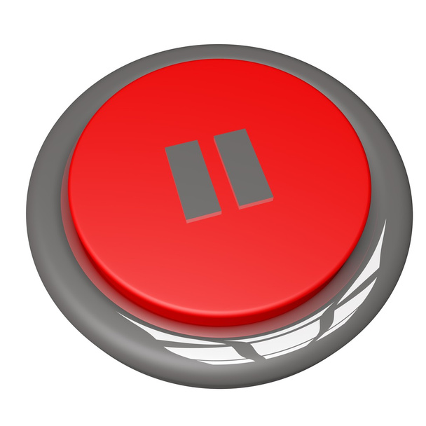 Pause button - Foto, Imagem