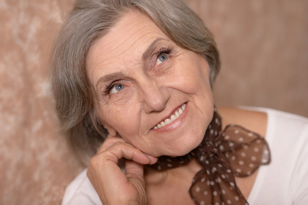 Senior woman at home - Valokuva, kuva