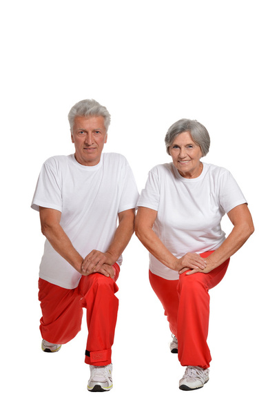 Senior Couple Exercising - Foto, Imagen