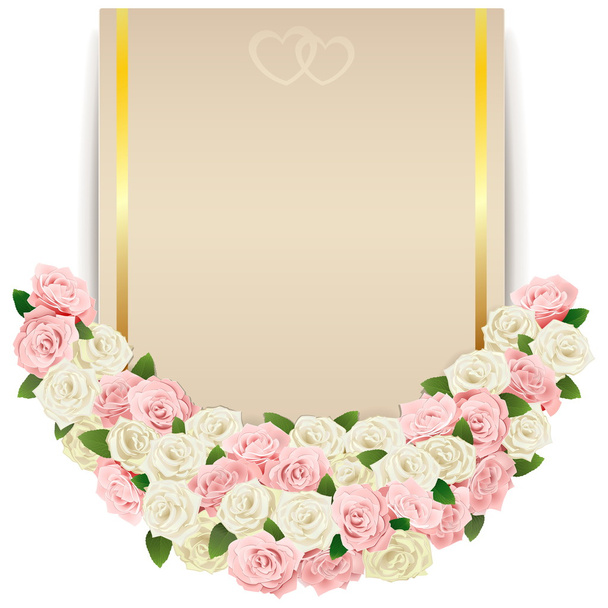 Vector casamento Flower Card
 - Vetor, Imagem