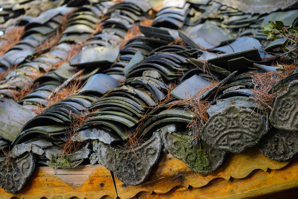 Chinese roof tiles - Photo, Image