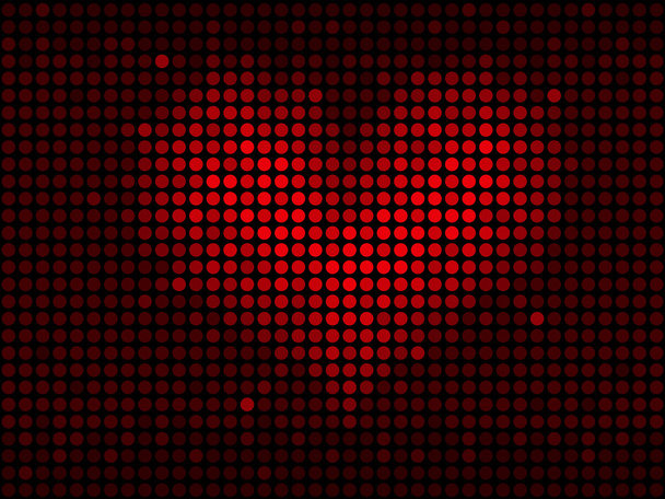 Серце з вогнів
 - Вектор, зображення