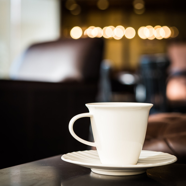 Coffee cup in coffee shop - Zdjęcie, obraz