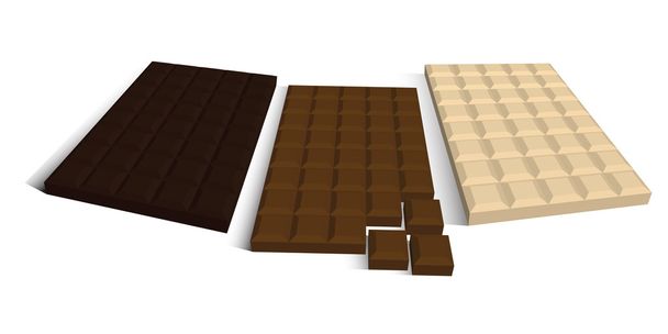 Barres de chocolat
 - Vecteur, image