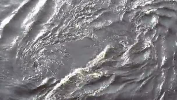 Watercourse with whirlpools - Footage, Video
