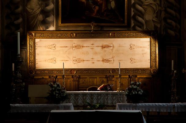 Torino, İtalya - kutsal kefen - Fotoğraf, Görsel