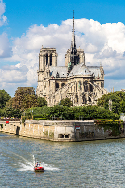 Seine a Notre Dame de Paris - Fotografie, Obrázek