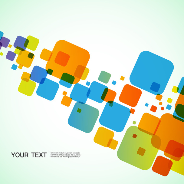 Square colorful element. - Vector, Image