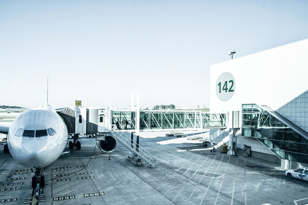 Fluggasteinfahrt - Foto, Bild