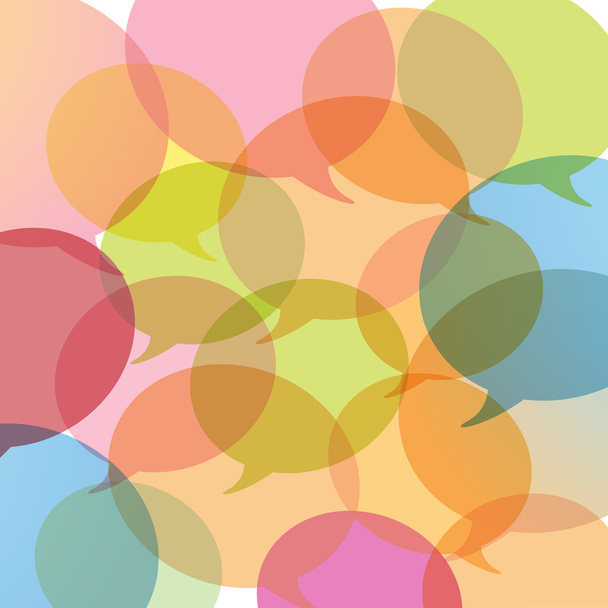 Fond de bulles d'expression colorées
 - Vecteur, image