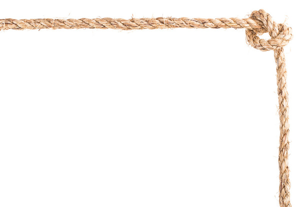 rope knot frame - Foto, Imagen