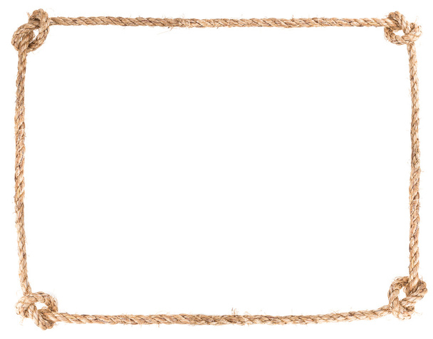 rope knot frame - Fotoğraf, Görsel