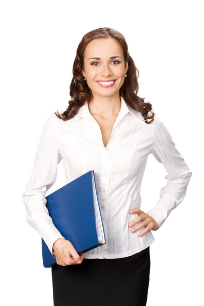 Businesswoman, isolated on white - Photo, image