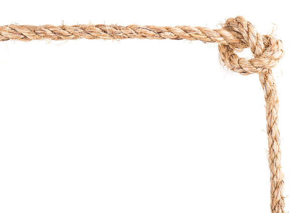 rope knot frame - Foto, Imagen