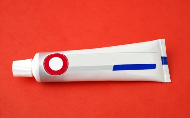 Toothpaste bristle. toothpaste. toothpaste tube - Photo, Image