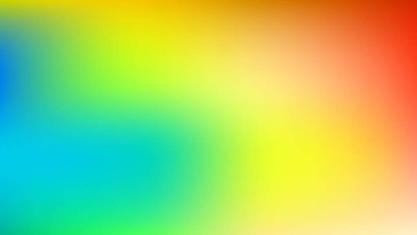 Colorful abstract background. Creative graphic design with blurred gradient mesh backdrop. Smooth banner in bright rainbow colors without transparency. Vector illustration. - Vettoriali, immagini