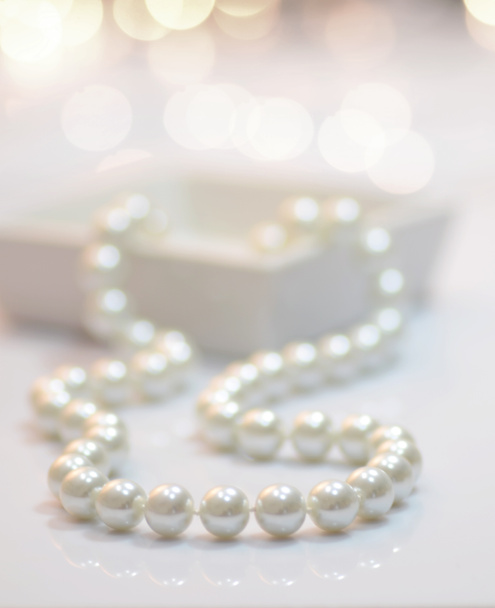 真珠のネックレス  - 写真・画像