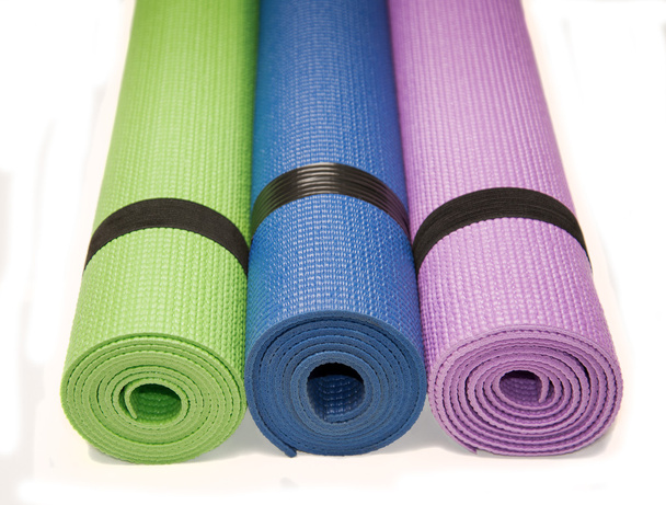 Красочные коврики для фитнеса
 - Фото, изображение
