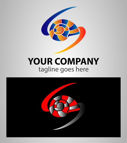 Snail logo template - Vector, Image