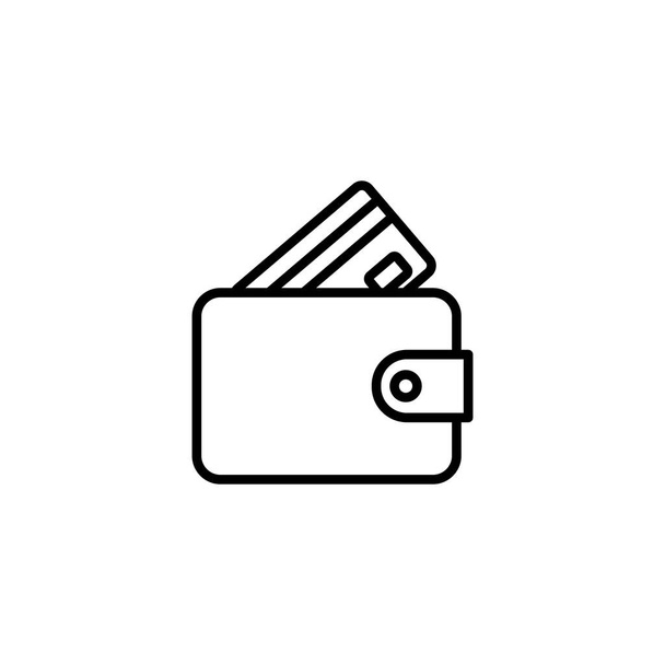 Wallet icon. wallet sign and symbol - Vector, Image