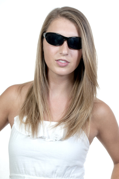 Женщина в солнечных очках - Фото, изображение