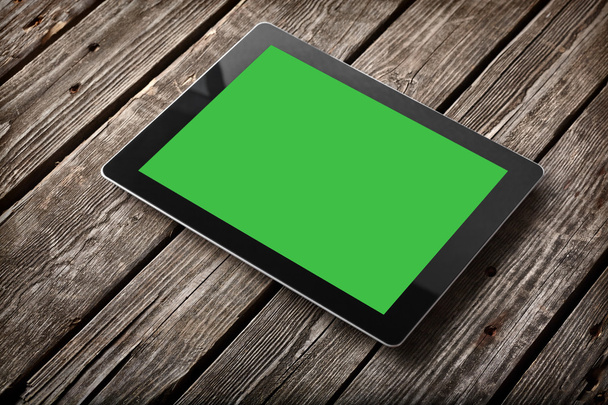 Digital tablet  with green screen - Foto, immagini