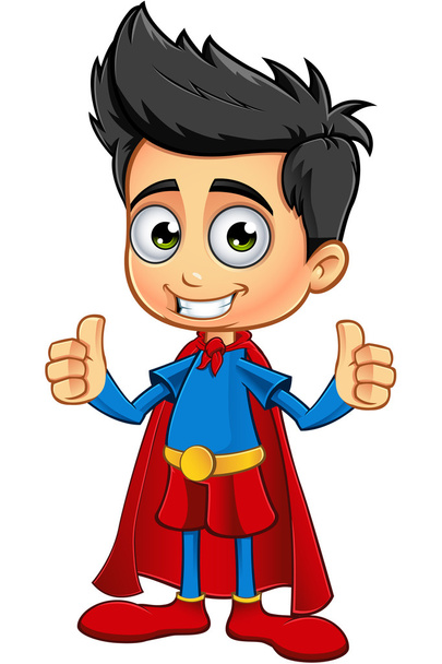 Super Boy Character - Вектор,изображение