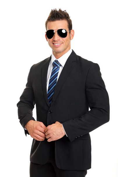 Businessman in sunglasses - Zdjęcie, obraz