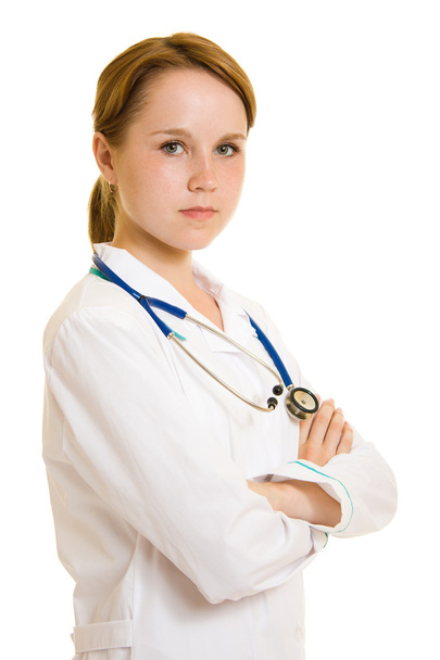 Doctor on a white background. - Фото, зображення