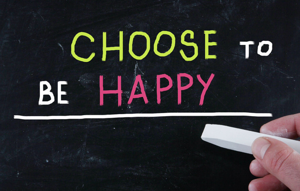 escolher ser feliz
 - Foto, Imagem