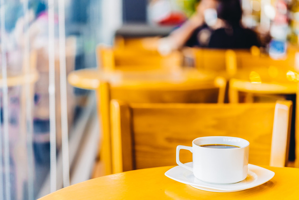 taza de café en la cafetería - Foto, Imagen