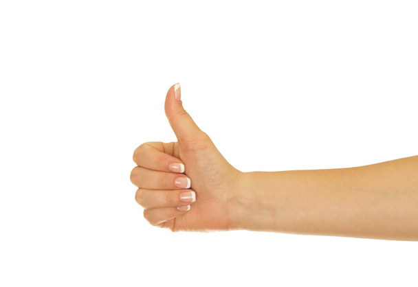 hand showing thumb up - Zdjęcie, obraz