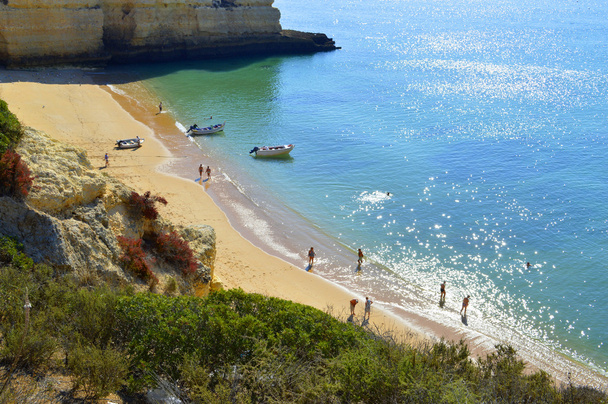 Senhora Da Rocha Beach strand, Portugália - Fotó, kép