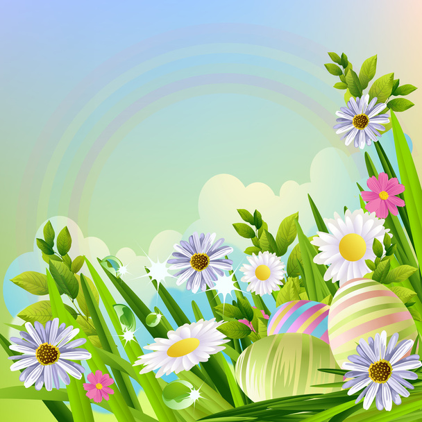 Beautiful Easter Background - Vector, Image