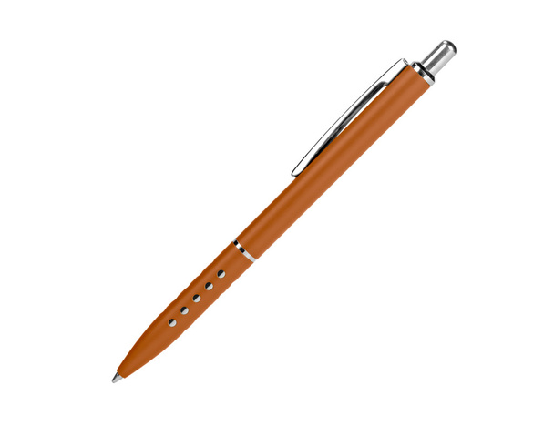 brauner Stift. isoliert auf weißem Hintergrund - Foto, Bild