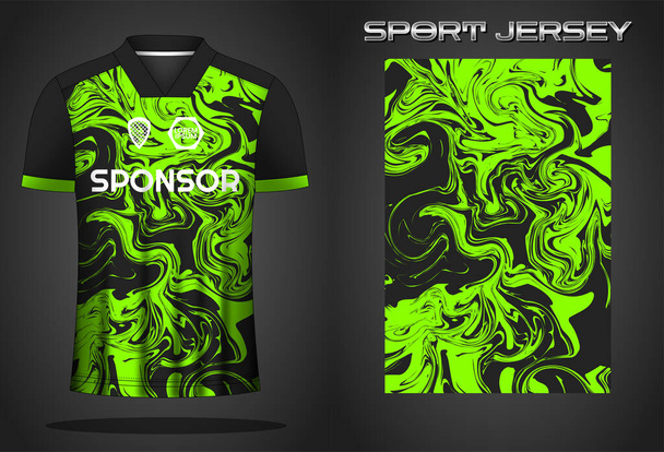 Fotbalová sportovní košile dres design šablony - Vektor, obrázek