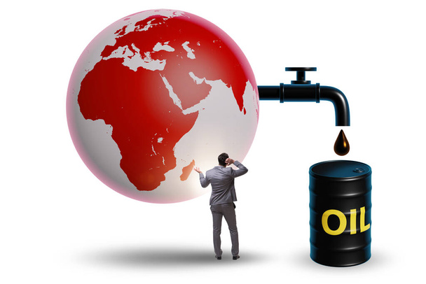 Έννοια της παγκόσμιας επιχείρησης πετρελαίου - Φωτογραφία, εικόνα