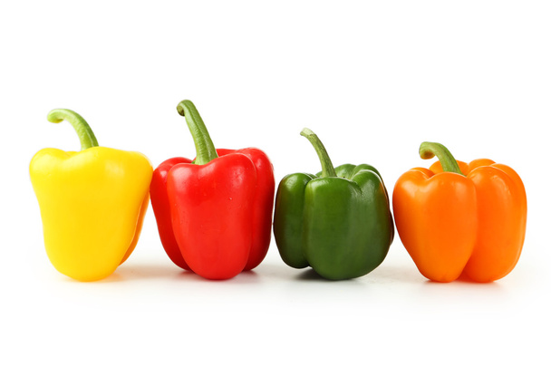 Four fresh peppers - Foto, afbeelding